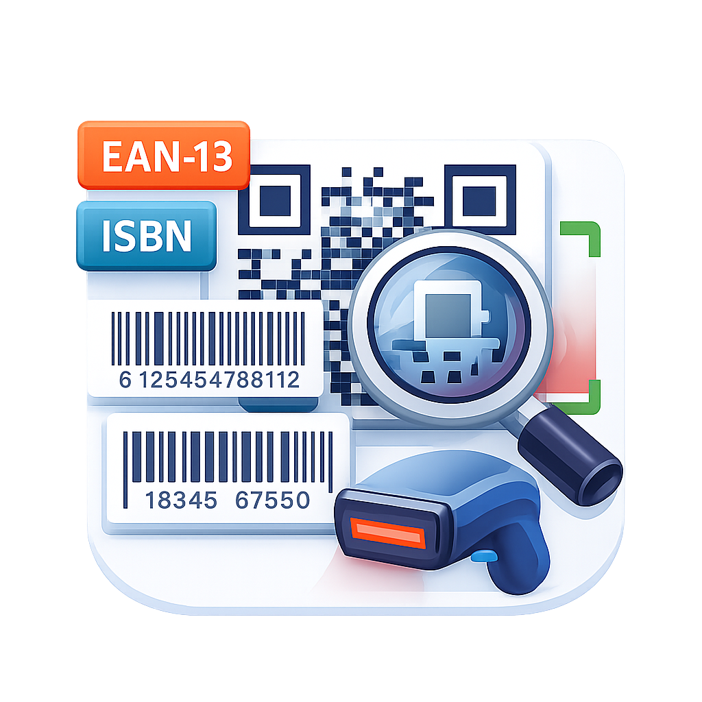 QR lan dekoder barcode online